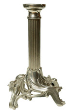 Alter silberner Jugendstil Kerzenleuchter Kerzenständer Kerzenhalter Leuchter