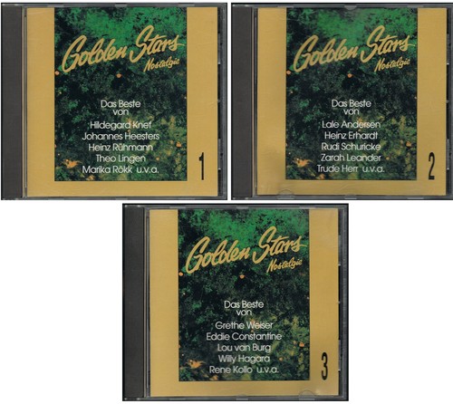 Set golden stars - 3,