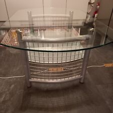 Couchtisch Beistelltisch Wohnzimmertisch mit Stauraum rechteckig Schwarz