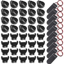 Knopfzellenhalter CR2032 Batteriehalter 3V 20 Stück Kunststoff Metall