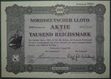 Norddeutscher lloyd 1936 - 1936, 1000