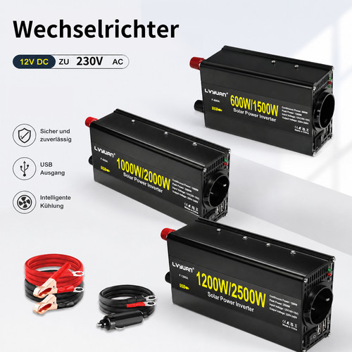 Wechselrichter 12v 230v - wechselrichter,