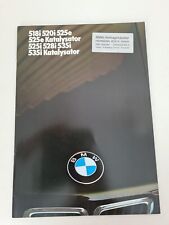 BMW 518 520i 525e 525i 528i 535i 5er E12 Prospekt / Katalog / Broschüre (AU108)