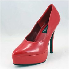 Plateau Pumps Gr. 38 / US8 rot