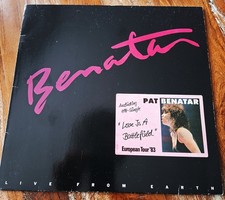 PAT BENATAR  Benatar Live From Earth Vinyl LP Orig. Deutsche Ausgabe aus 1983