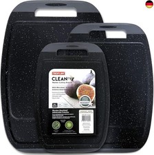 Neoflam Microban Antimikrobielles Schneidebrett aus Kunststoff, 3 Sets,