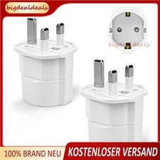 2 Stück Reiseadapter UK
