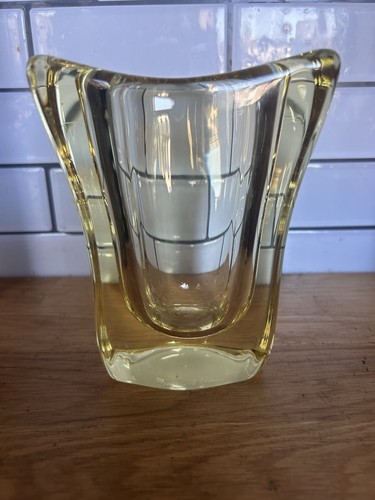 Daum france vase gelb - daum,