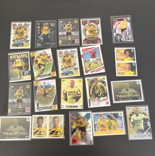 Erling haaland lot - topps, ucl
