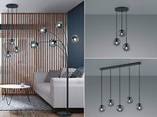 Schöne Bogenstandleuchte zum Lesen, hängende Glaskugelleuchten für über Esstisch