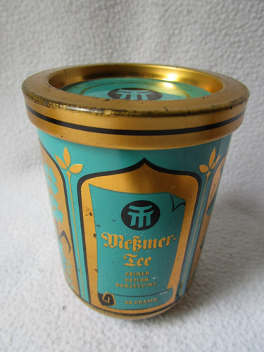 Teedose runde blechdose - teedose,
