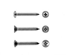 Blechschrauben Edelstahl V2A Linsenkopf Senkkopf Linsensenkkopf 2,2 bis 6,3 mm