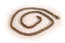 Spannkette Kette Gliederkette mit Schraube 43 Glieder 207cm Rohrbau