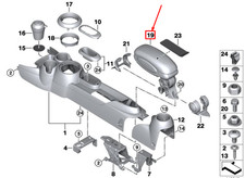 MINI COOPER F56 Mittelarmlehne