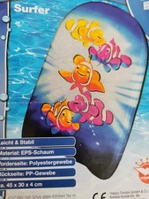 Schwimmbrett Surfer Kinder, Nemo Fisch Motiv  45×30×4 cm Mehrfarbig 