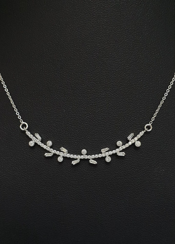 Baguette und rund diamant - und, 14k