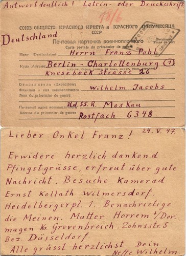 Kriegsgefangenenpost rußland - kriegsgefangenenpost,