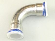 GEBERIT MAPRESS EDELSTAHL PRESSFITTING BOGEN 28 MM - 54 mm 90° + 45° FITTING