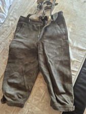 Vintage Lederhose Kniebundhose