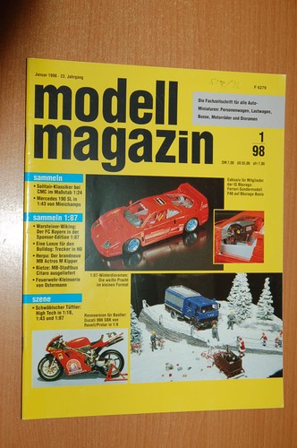 Modell magazin jahrgang 1998 - magazin,