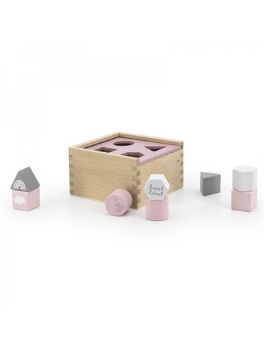 Label sortierbox rosa - label,
