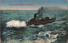 Borkum gelaufen 1915 - ak,