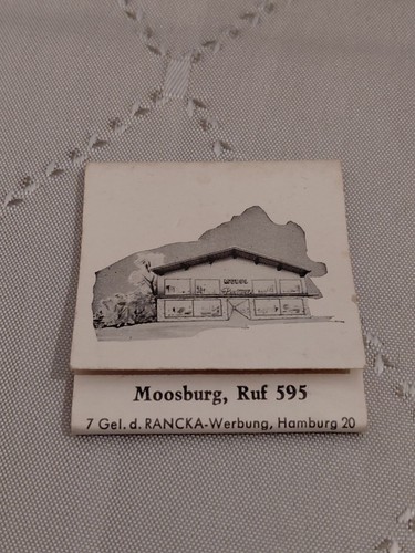 Streichholzheftchen moosburg - streichholzheftchen,,
