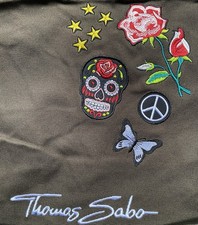 Thomas Sabo Tasche Totenkopf Khaki, grünbraun, neu, originalverpackt
