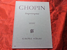 CHOPIN Impromptus  Urtext