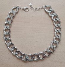 Kette   Panzerkette   Modeschmuck  ~ QVC ~  J. Williams  ~ Neu !  + Ohrstecker !