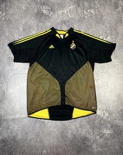 Adidas AIK Stockholm 2005 Away Fußball Trikot schwarz gelb Soccer Shirt Größe XL