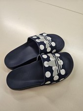 Adidas Adilette Gr.  8 / 40,5 Slides Trefoil Logo Polka Dots Sandalen