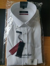Seidensticker Hemd Kurzarm Businesshemd Modern weiß Größe 41 L #014