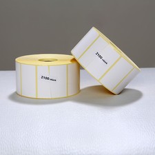 2 X Thermo Etiketten auf Rolle