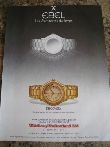 Ebel discovery uhr - discovery,