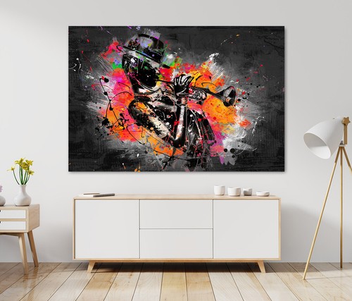 Acrylglas wand bild jazz - bild,