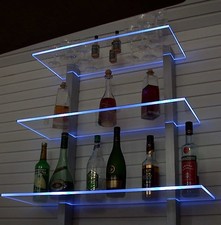Bar Regal LED beleuchtet ideal