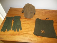 Wald & Forst Mütze plus Schal plus Handschuhe, alle Teile sehr guter Zustand