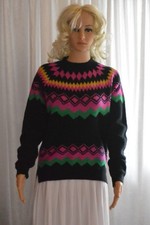 PULLOVER NORWEGER SCHWARZ