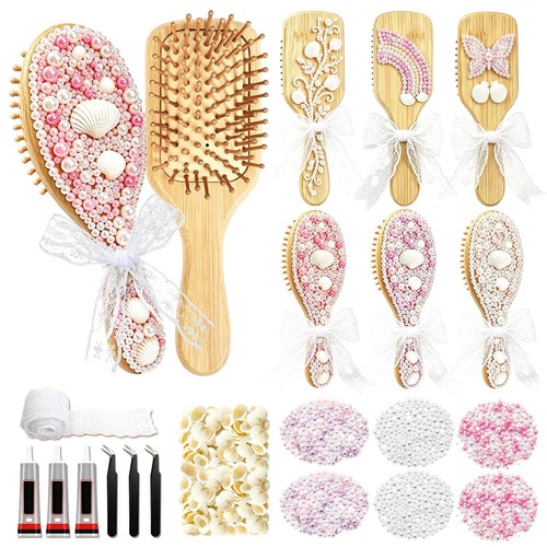 Diy holz haarbürste set - haarbürste,