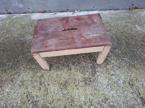 Shabby holz schemel fußbank - shabby,