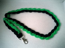 Handykette Schlüsselband mit Karabiner, 43 cm, Lanyard, Handarbeit, Baumwolle