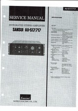 Sansui  Service Manual  für AU- 517 - 717  Copy