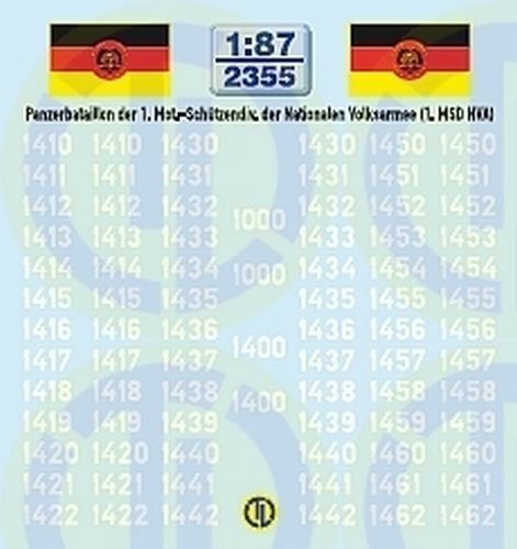2355 decals taktische - 2355,