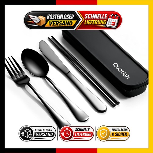 Quatish camping besteck set - camping,