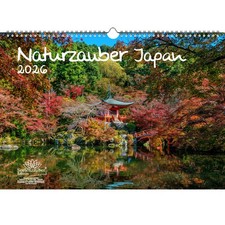 Naturzauber Japan DIN A3 Kalender für 2026 Landschaft Tokio Natur Reise Land Url