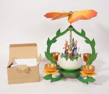 Original Erzgebirge Zeidler ESCO Osterpyramide Teelicht Pyramide Osterhasen top