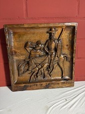 Holzbild Groß Don Quijote