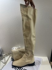 Schutz Boots 9.5 Ivory Over