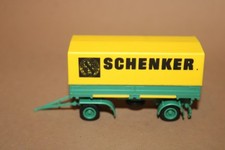 Herpa  1:87 LKW 2 Achs Wechsel Pritsche Plane SCHENKER  ohne OVP